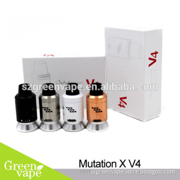 Authentic in black , white, silver, cooper hottest rebuildable atomizer Indulgence Mutation X V4 Rda